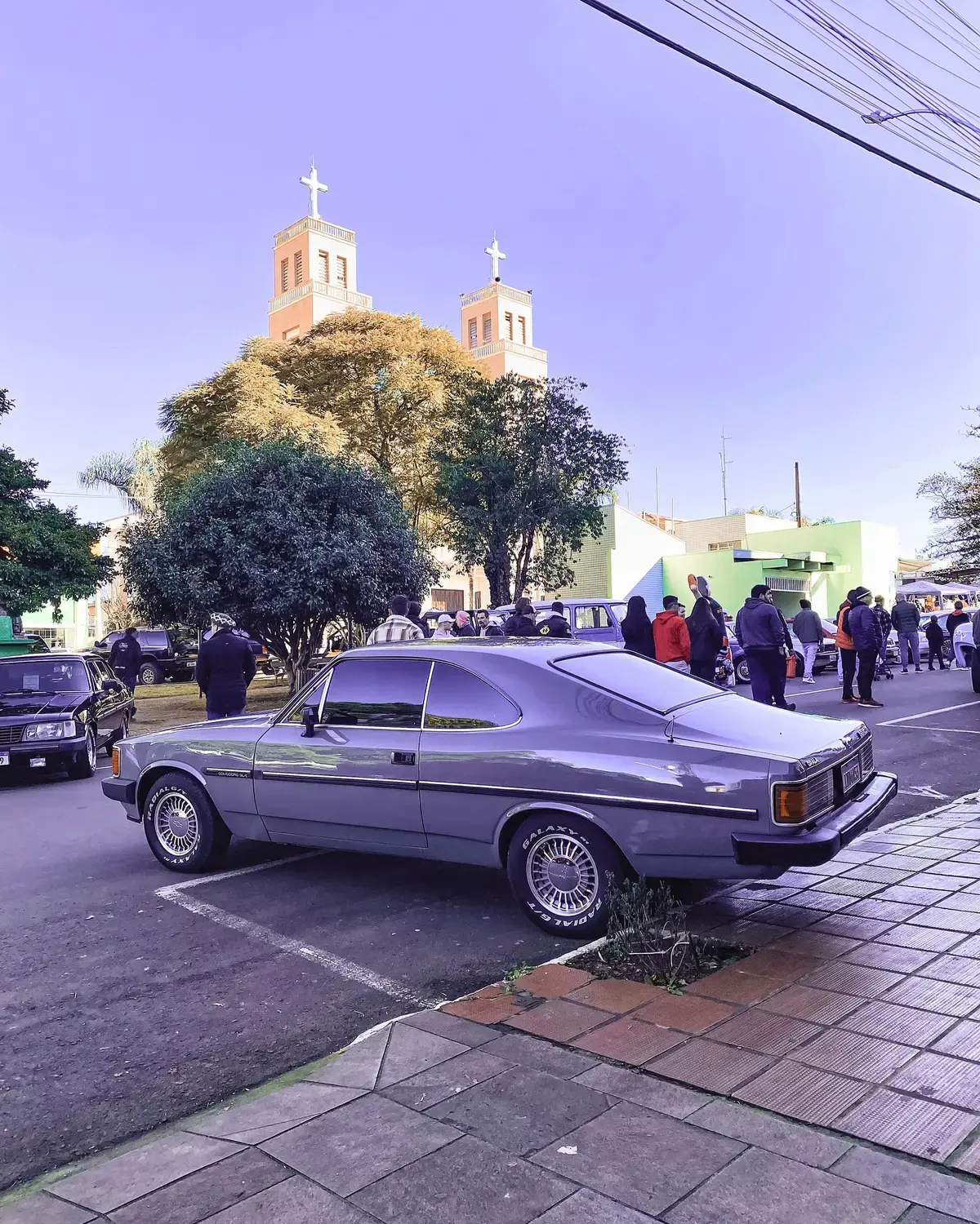 Carro antigo fotografado no encontro de Lagoa Vermelha.